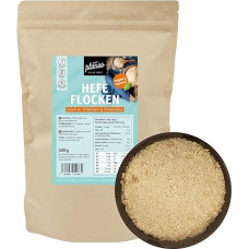 Planeo - Yeast flakes 400g - bulk pack - vegan - top quality - extra crispy, delicious and vitamin-rich - perfect for sauces, toppings and seasoning
