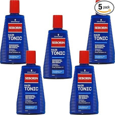 „Seborin“ „Schwarzkopf“ „Seborin“ plaukų tonikas, skirtas ploniems plaukams, apsaugantis nuo pleiskanų, 5 vnt. pakuotė (5 x 300 ml)
