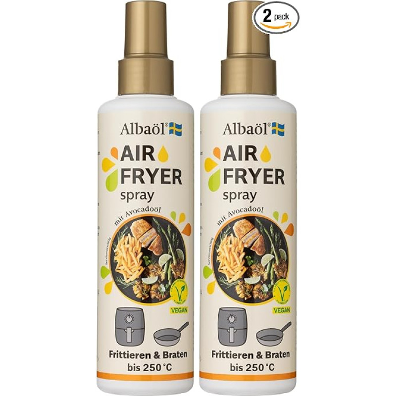 „Albaöl“ oro keptuvės purškiklis, 190 ml (1 butelis po 190 ml) (2 vnt. pakuotė)