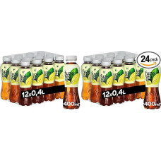 Fuze Tea Zero Eistee Schwarzer Tee Zitrone-Zitronengras – 12 x 400 ml Einwegflaschen – zuckerfreies Erfrischungsgetränk mit Schwarztee & Zitronengeschmack – Ready to Drink, nachhaltig angebaut
