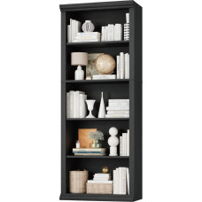 EOSVALO 5-Tier Bookcase 60 x 29.7 x 153 cm | Open storage shelf, bookcase, standing shelf, for living room, dining room, study, office