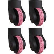 Rolling Luggage Wheel Protector Silicone Travel Suitcase Bag Reduce Silence Shoes Cover Accessories Trolley Roller (Color : H)