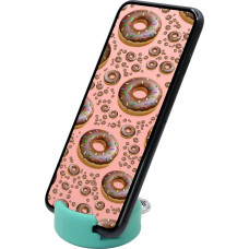 „GoDonut“ mini stalinio telefono laikiklis – nešiojami kelioniniai priedai, skirti namų biurui ir lėktuvui – su raktų pakabuku – suderinamas su „iPhone“ ir „iPad“ – žalsvai mėlynos spalvos