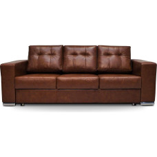 „Quattro Meble“ tikros odos trisėdė sofa „Mallorca Spades FS“, plotis 205 cm, su miego funkcija. Tikros odos sofa su miego funkcija. Didelis spalvų pasirinkimas
