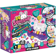 „John Adams So Squishy Style Studio“ | Meno ir amatų „Squishy“ mados papuošalų gamybos rinkinys | Pasigaminkite mielus žaislinius žiedus, apyrankes, vėrinius ir rankinių pakabukus – puiki dovanų idėja