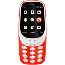 „Nokia 3310 3G“ 64 MB mobilusis telefonas be SIM kortelės, skirtas Jungtinės Karalystės rinkai – šiltos raudonos spalvos