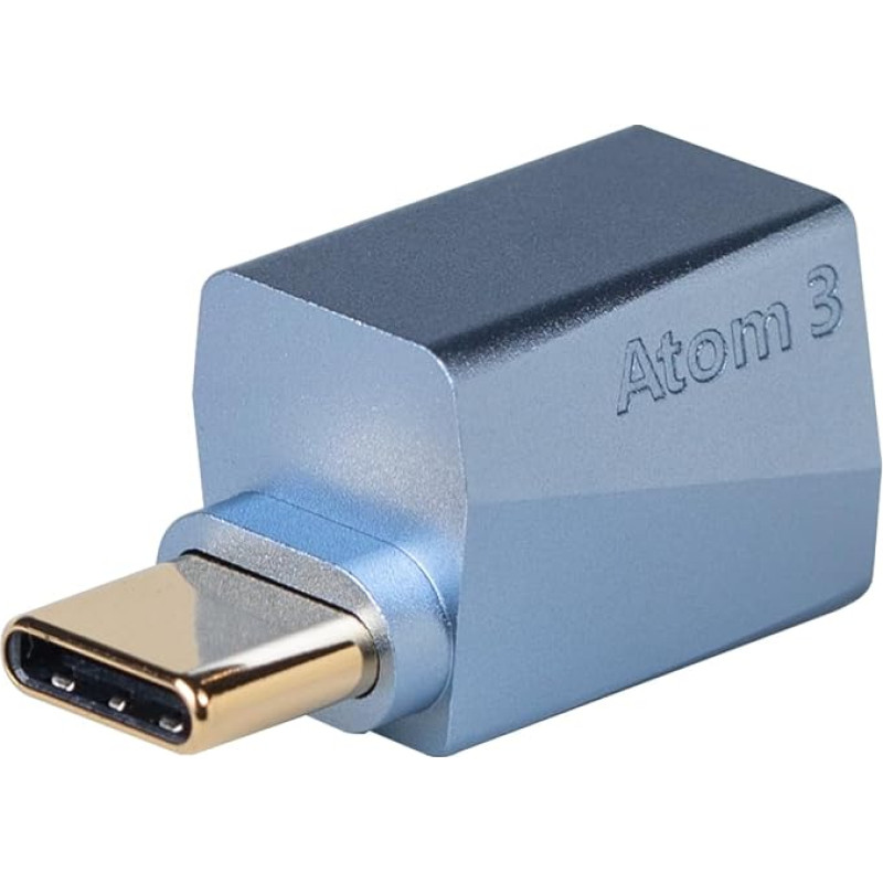 „Audirect ATOM3“ dekoderis ir ausinių stiprintuvas, ESS9280 AC PRO lustas, aukštos kokybės DAC, nešiojamas mobiliojo telefono dekoderis ir DAC ausinių stiprintuvas, palaikantis PCM768/DSD512