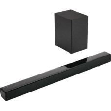 „Panasonic SC-HTB150“ belaidis ir laidinis garso baras su belaidžiu žemų dažnių garsiakalbiu, 2.1 kanalų, garso baro garsiakalbis, 100 W, „Bass Reflex“, HDMI, juodos spalvos