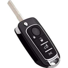 Key Shell Remote Control Compatible with Fiat 500X Type Housing Replacement Housing 4 Buttons Repair Replacement Key Blade