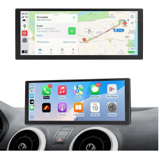 10,25-Zoll-Ultra-Dünner Auto-Bildschirm mit CarPlay für Audi A1 3GMMI/RMC | für Audi A1 3GMMI/RMC 2012–2018, Autoradio, Auto-Display, unterstützt Lenkradsteuerung/Android Auto/Siri