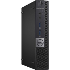 „Dell 7040“ mini stalinis kompiuteris su „Core i5-6400T“ procesoriumi, 8 GB DDR4 atminties, 240 GB SSD ir „Windows 11 Pro“ (atnaujintas)