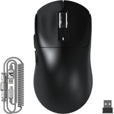 ATTACK SHARK X3MAX 49g Superlight Mouse, PixArt PAW3950 Sensor, Up to 420,000 DPI, BT/2.4G Wireless/Wired Gaming Mouse with Spiral Cable, 100M Clicks Optical Micro Switch, for PC/Xbox/PS5/Mac