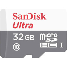 „SanDisk Ultra“ microSDHC 32 GB + SD adapteris, 100 MB/s, 10 klasė, UHS-I