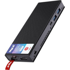 „MeLE PCG02 Pro“ kompiuterio raktas be ventiliatoriaus, N100, 8 GB, 256 GB, su „Windows 11 Pro“, 4K HDMI