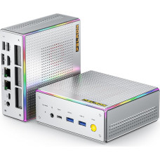 „PELADN AI Mini PC HO4“ su „AMD Ryzen 9 7940HS“, 16 GB DDR5, 1 TB SSD | „Radeon 780M“, 2,5 G LAN, keturi 4K ekranai, USB4/HDMI/DP, skirtas dizainui, žaidimams ir turinio kūrimui