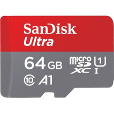 „SanDisk“ 64 GB „Ultra“ microSDXC kortelė, 140 MB/s, su SD adapteriu