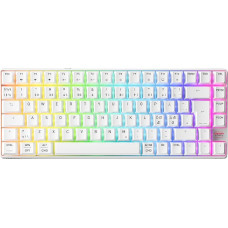 K33 Compact Wireless, Wireless Mem-chanical Gaming Keyboard, Format 75%, Keyboard for Multi-Devices, RGB Lighting, IP54 Dust & Splash Proof, PN Layout (QWERTY), White