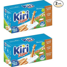 With Pufai Grocery, Kiri Dippi Natural Cream Cheese 105 g x 2 Pieces