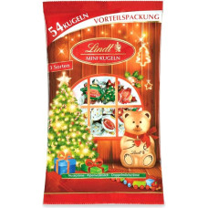 Lindt Chocolate Mini Balls | 268 g | Mini Balls in the Varieties Double Milk Cream, Nut Cream and Whole Milk | For Children | Chocolate Gift for Christmas | Christmas Chocolate