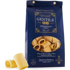 Pastificio Gentile - Mezzi Paccheri Rigati Gragnano Pasta, 500 g
