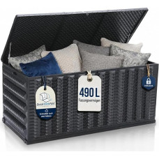 „Olsen & Smith“ 490 l talpos sulankstoma sodo daiktų laikymo dėžė, greitas surinkimas