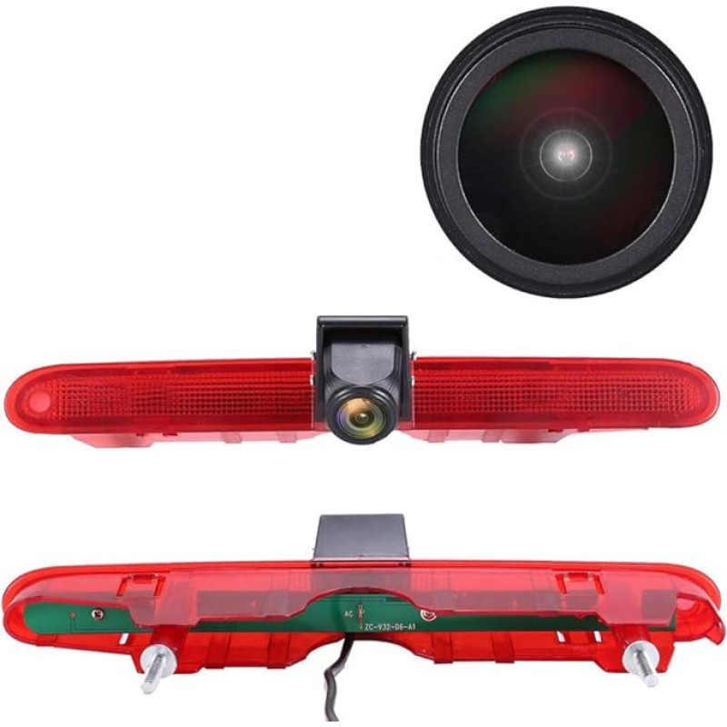 1280 x 720 Pixel Car Third Roof Top Mount Brake Light Camera Brake Light Reversing Camera IR Light Replacement for Peugeot Partner 2 Tepee Rifter Citroen Berlingo 3 B9 Box from Toyota Proace City