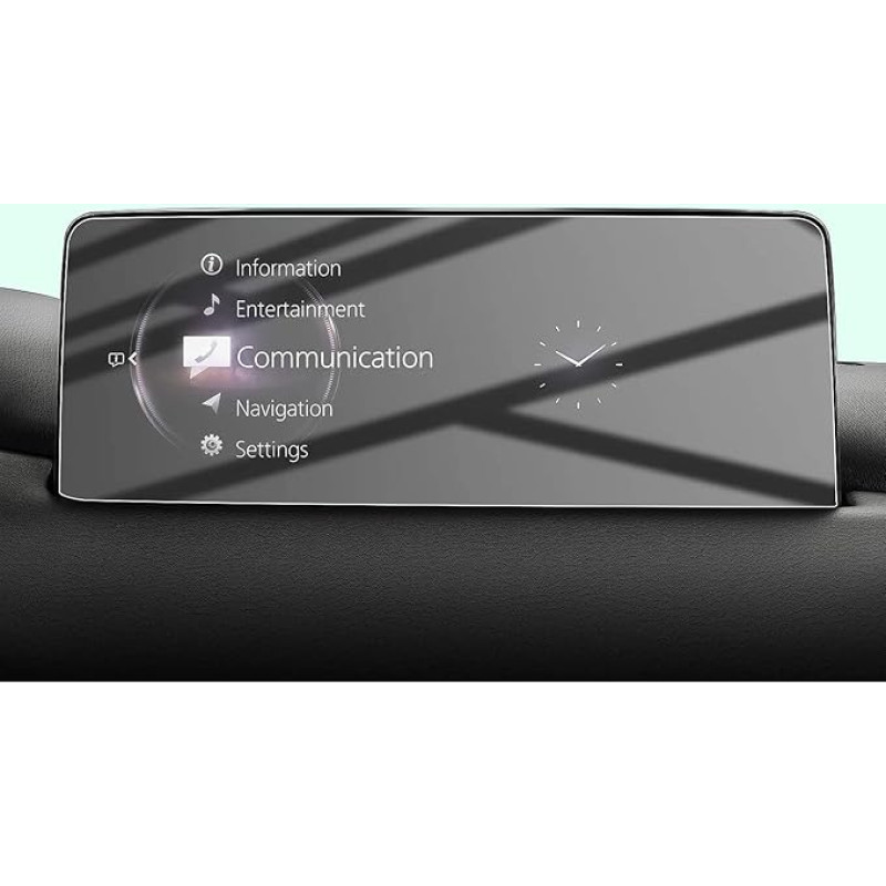 YEE PIN 10.25 Inch Compatible with Mazda CX5 CX-5 CX-8 CX-9 2021 2022+ Navigation Protective Film GPS Screen Protector Navigation Film Tempered Glass Protection Scratch-Resistant Car Accessories