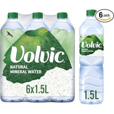 Volvic Natürliches Mineralwasser, 6 x 1,5 l