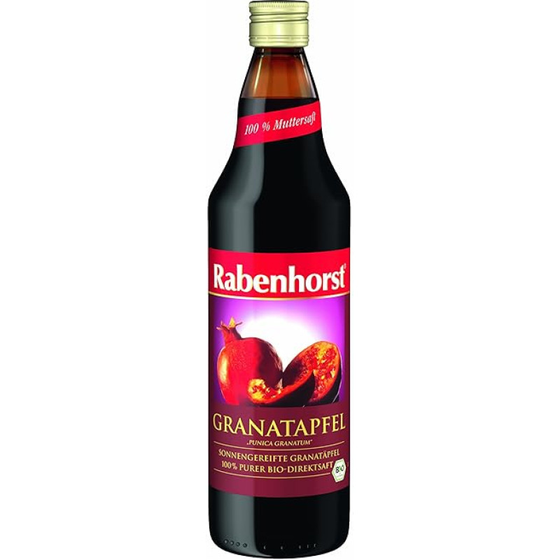 Rabenhorst Organic Pomegranate Mother Juice, Pack of 3 (3 x 700 ml)