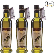 ARISTOS šalto spaudimo ypač tyras alyvuogių aliejus (Vergine) - 3 x 500 ml Geriausias originalus graikiškas ekologiškas Koroneiki alyvuogių aliejus, natūraliai drumstas, gaunamas iš Kalamatos Mesenijoje auginamų ekologiškų alyvuogių.