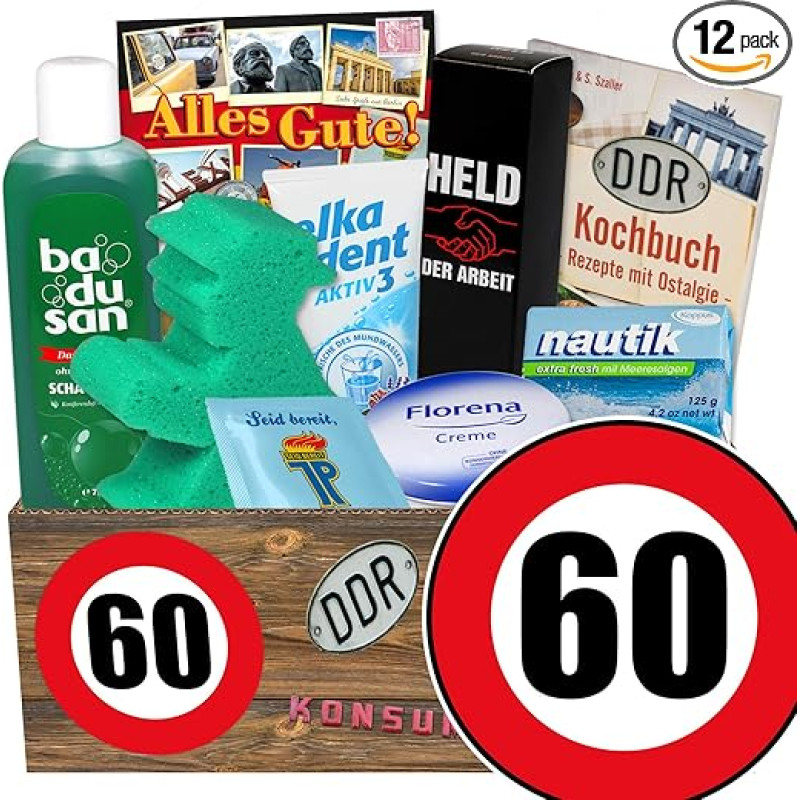 60-asis gimtadienis / priežiūros rinkinys / gimtadienio juokingos dovanos