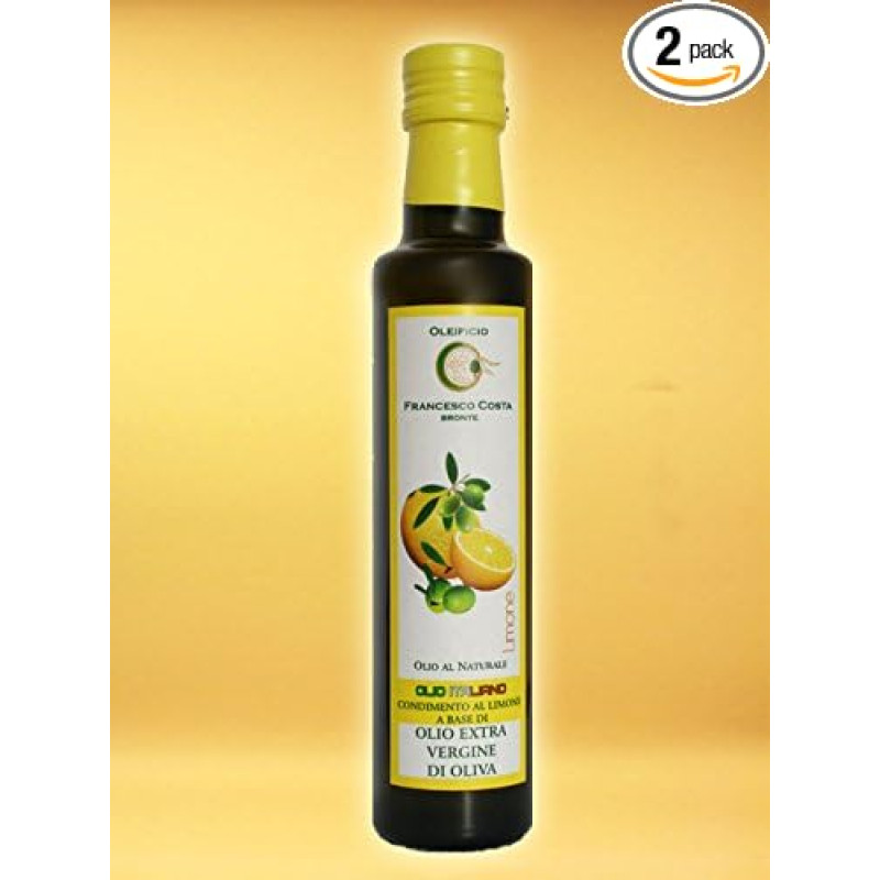 Condimento al Limone a Base di Olio Extra Vergine (2 x 250 ml)