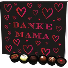 Hallingers Danke Mama XXL - Mother's Day Gift Chocolates Gift Handmade without Alcohol from Fine Cocoa for Mother's Day for Mum (Box) - Gift in Summer & as a Perfect Barbecue Gift | Thank You