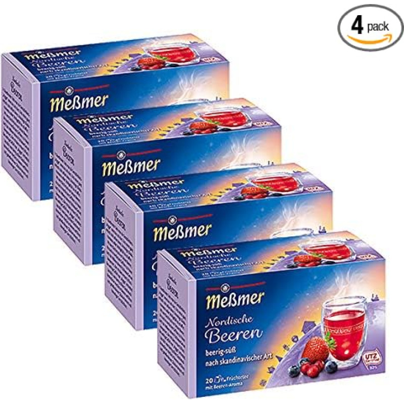 Me?mer Hyggelig Nordic Berries, Pack of 4
