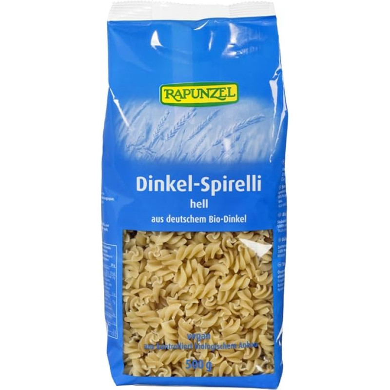 Rapunzel Organic Spirelli Spirelli Light from Germany (2 x 500 g)