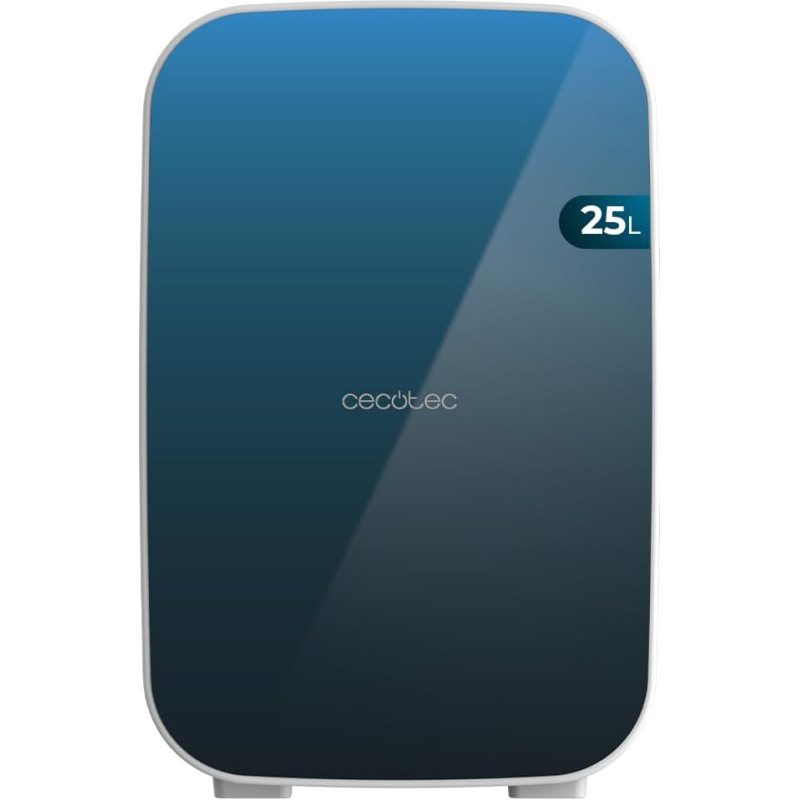 Cecotec Bahamas Pat Mini-Kühlschrank, 25 l, 25 l, Betrieb 12 V-220 V, kompatibel mit Auto und Wohnwagen, Kühl- und Heizfunktion, Temperaturbereich 7-65 °, einfacher Transport