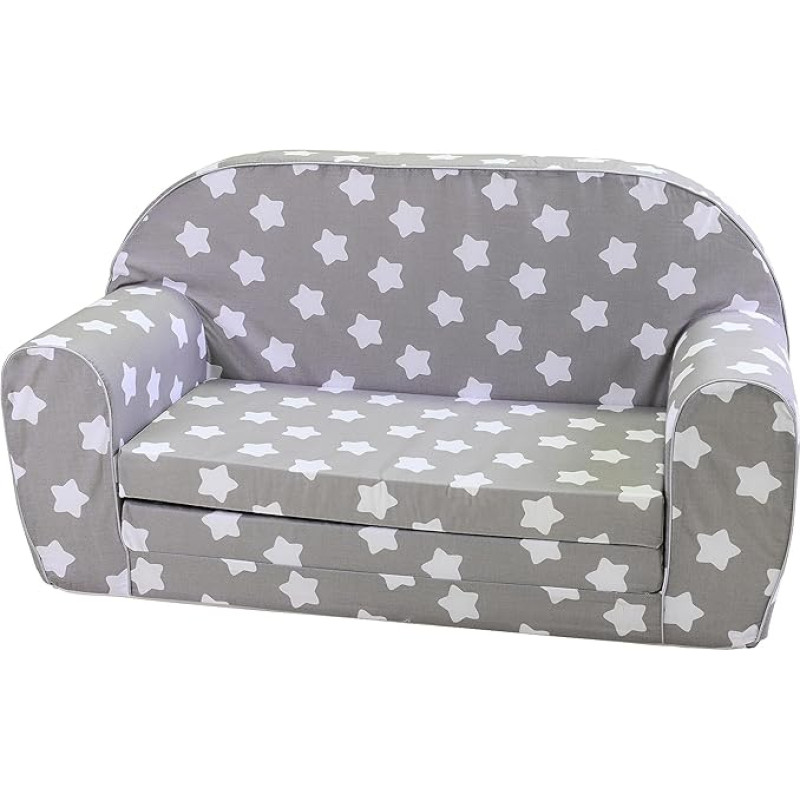Knorrtoys.com 68441 Children's Sofa, White Stars