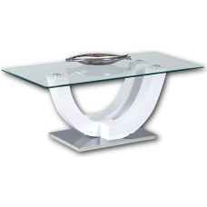 Kavos staliukas 120 x 60 cm baltas