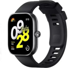 Xiaomi Redmi Watch 4 Smartwatch with 1.97 Inch AMOLED Display with 390 x 450 Pixels and 60 Hz, Up to 20 Days Battery Life, HyperOS, Heart Rate and Blood Oxygen Measurements - Obsidian Black