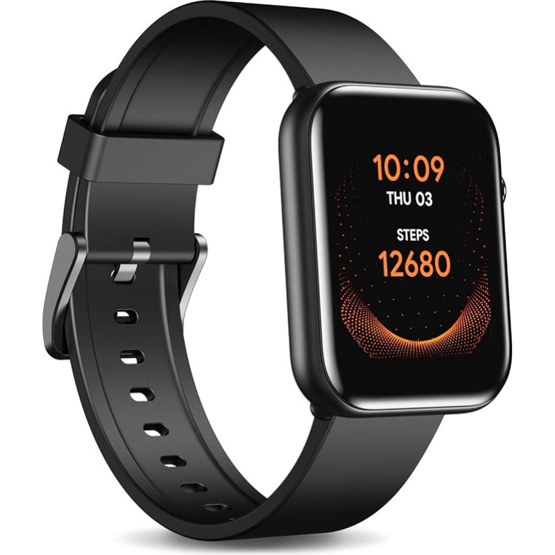 Ticwatch GTH Smartwatch, up to 10 Days Battery Life, with Skin Temperature Measurement, Blood Oxygen and Heart Rate Monitoring, Sleep Tracking, 5 ATM Waterproof, for Men and Women