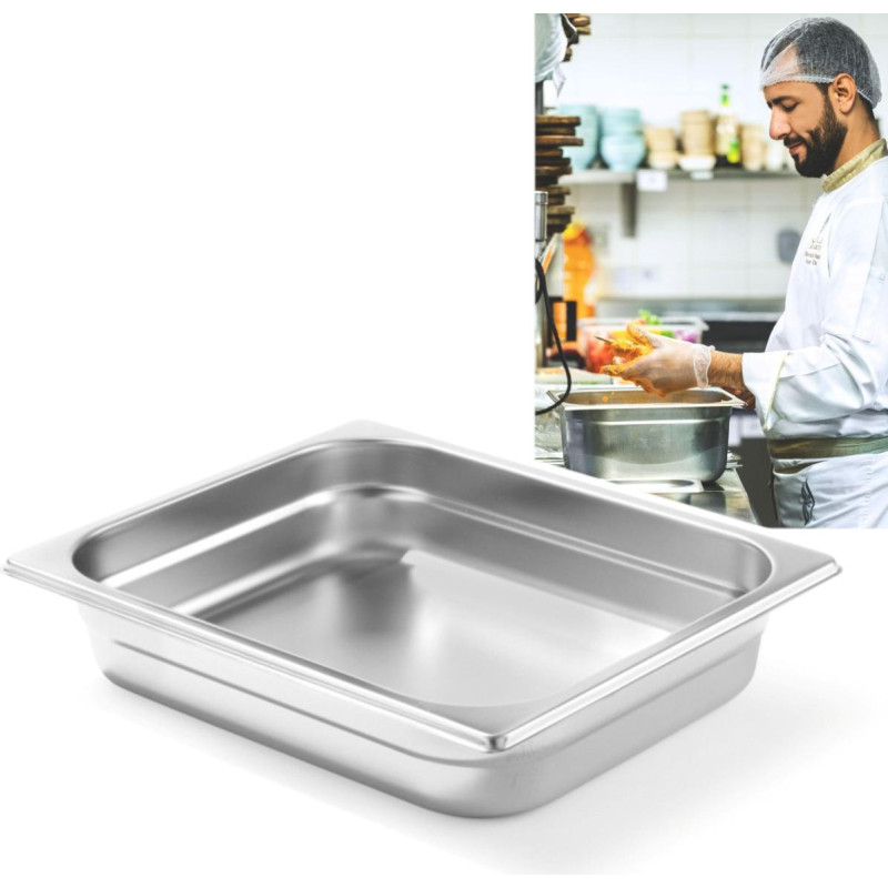 Hendi Container GN 1/2 stainless steel Profi Line height 65 mm - 801437