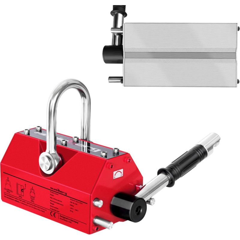 Steinberg Systems Rankinis magnetinis iki 500 kg svorio lakštinio metalo ir profilių griebtuvas