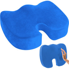 Retoo Ortopedinė pagalvėlė kėdės sėdynei XL - mėlyna