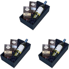 The Wine Guys The Wine Guys Heavenly Seduction Gift Set - itališkas baltasis vynas ir prancūziškas šokoladas dovanų pakuotėje (3 vnt.)
