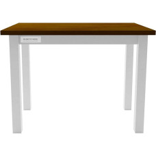 Kietas pušies medienos valgomojo stalas / virtuvės stalas / restorano stalas - stačiakampio formos stalviršis