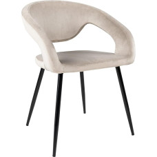 Kick Collection Lenn Velvet valgomojo kėdė - Velvetas - Šampanas - Moderni ir aukštos kokybės - Velveto audinys ir metalas - Yra daug spalvų