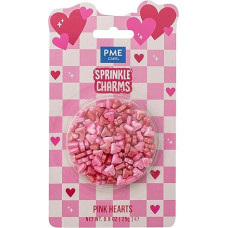 PME Cake Pink Hearts Sprinkles (25g / 0,9oz)