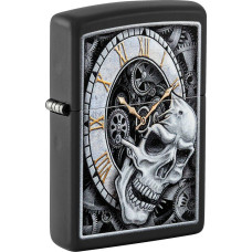 Zippo Žiebtuvėlis Zippo 29854 Skull Clock Design