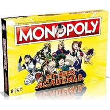 Winning Moves Monopoly My Hero Academia - Stalo žaidimai suaugusiems, Stalo žaidimai vaikams, Stalo žaidimai dviems, nuo 2 iki 6 žmonių, nuo 12 metų