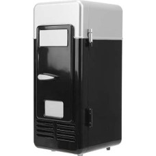 Semme Mini Fridge, Portable Travel Compact Refrigerators, Rechargeable USB Fridge with Low Decibel Value, Energy Saving Semiconductor Fridge for Dorm, Office,